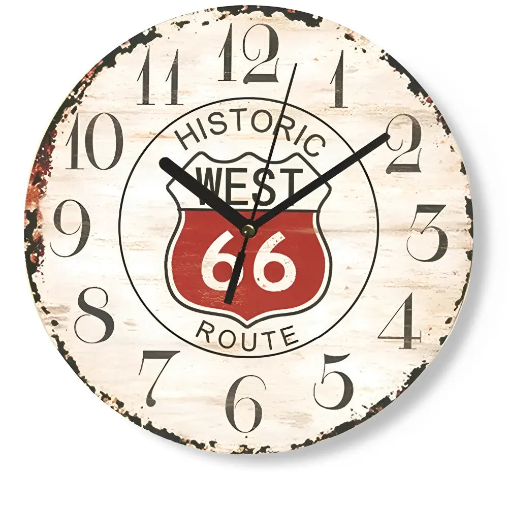 NEVADA - Horloge murale vintage Route 66