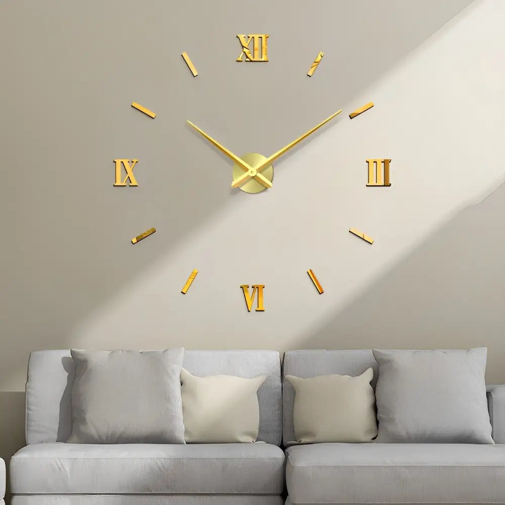 Horloge Murale Stickers 3D
