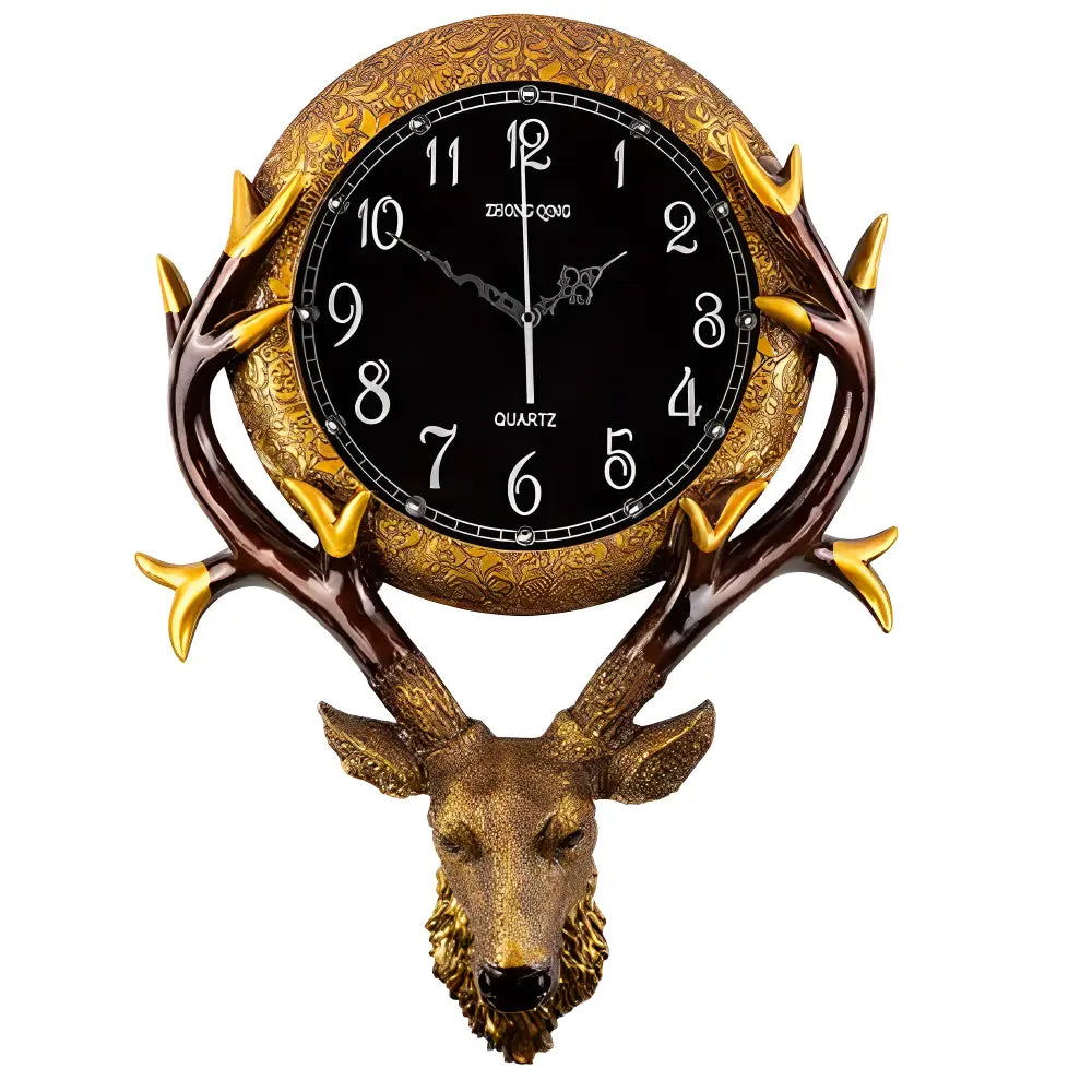 CERVA - Horloge murale tete de cerf