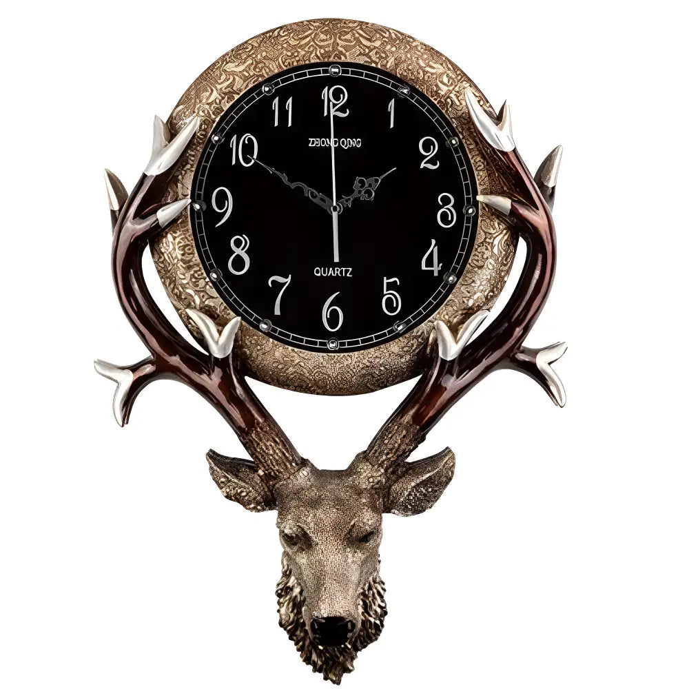 CERVA - Horloge murale tete de cerf