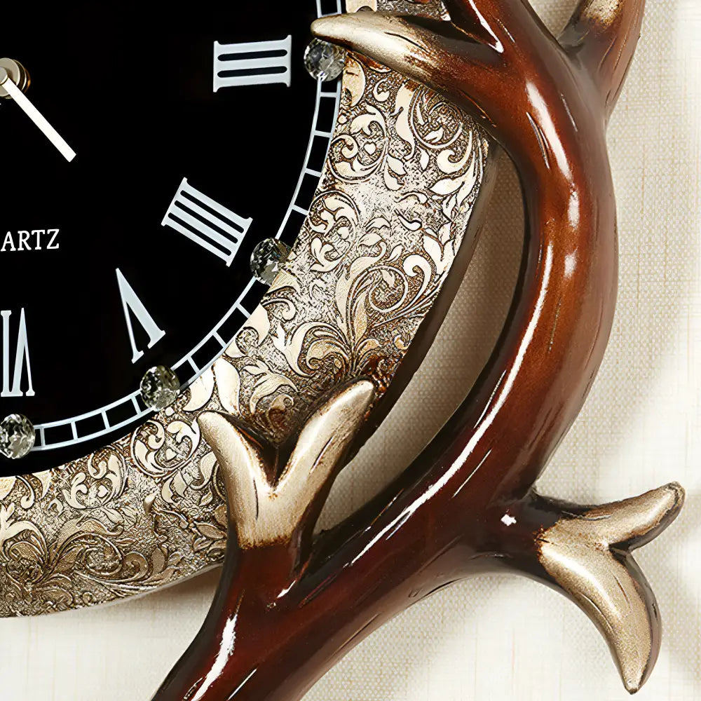 Horloge Murale Tête de Cerf