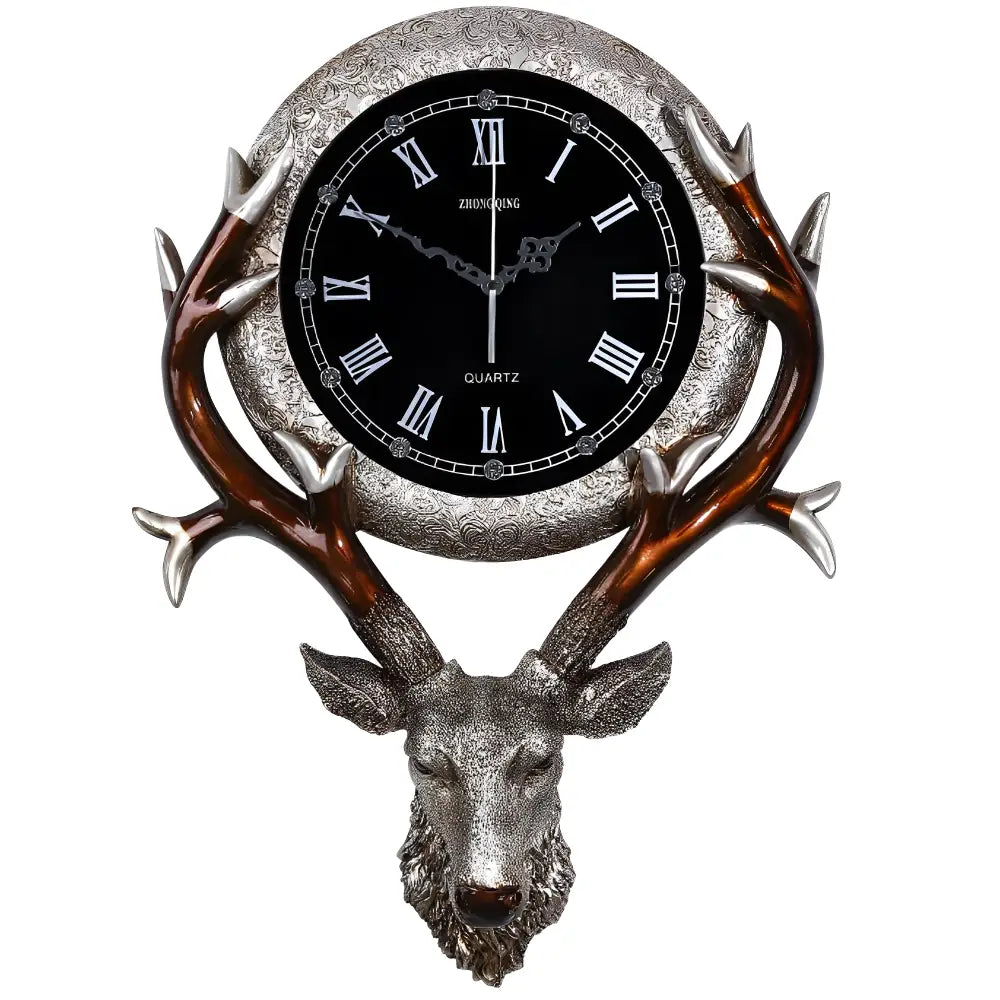 CERVA - Horloge murale tete de cerf