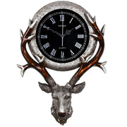 CERVA - Horloge murale tete de cerf
