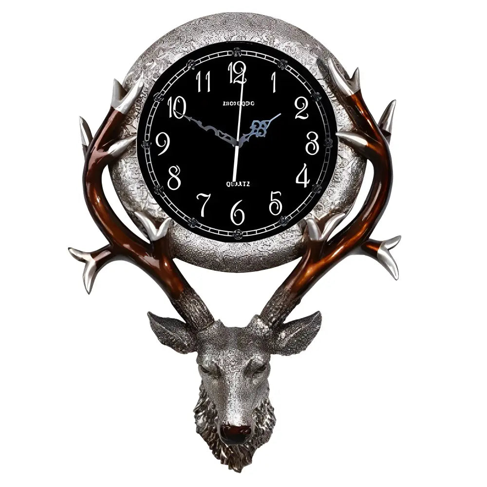 CERVA - Horloge murale tete de cerf