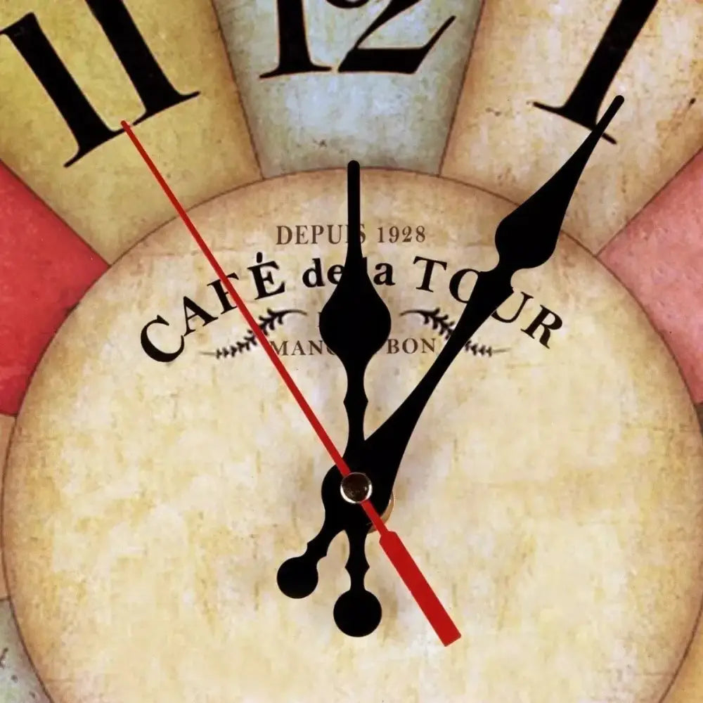 Horloge Murale vintage Cafe de la Tour