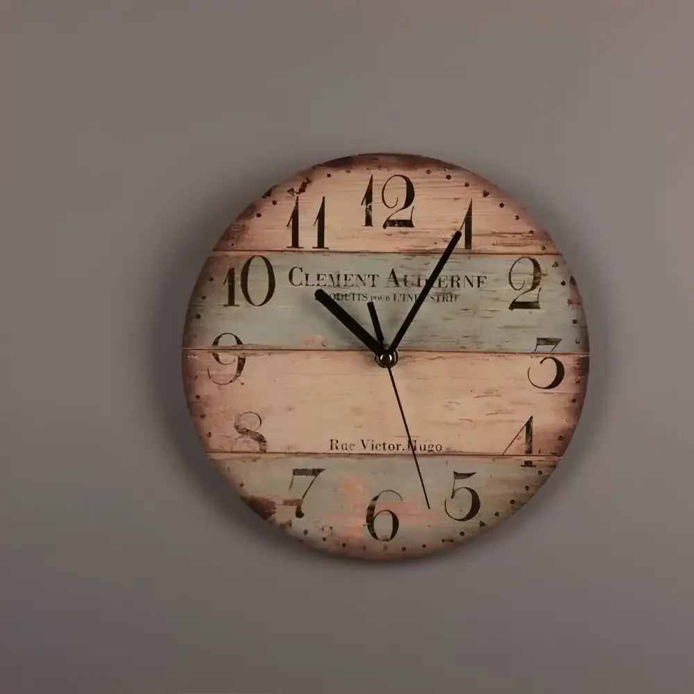 Horloge Murale Vintage Rue Victor Hugo