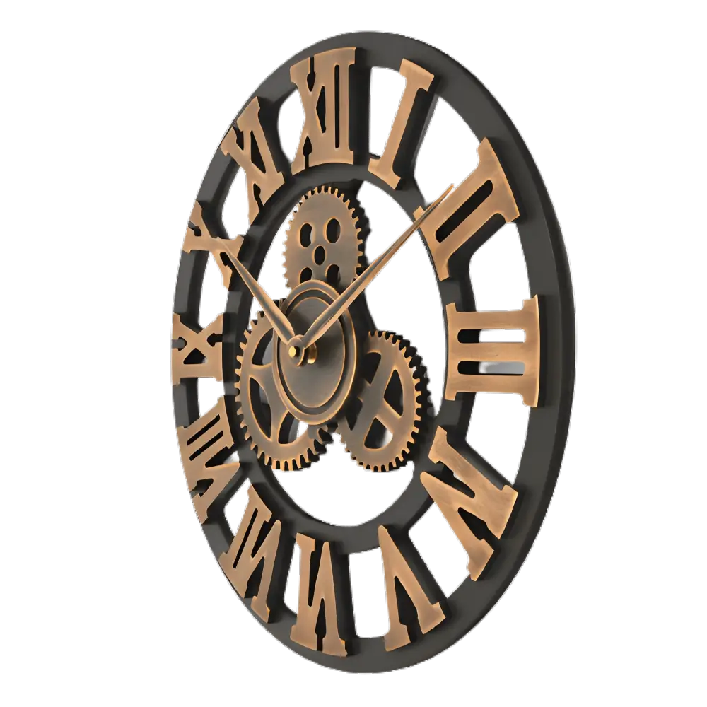 ROMA - Horloge murale steampunk