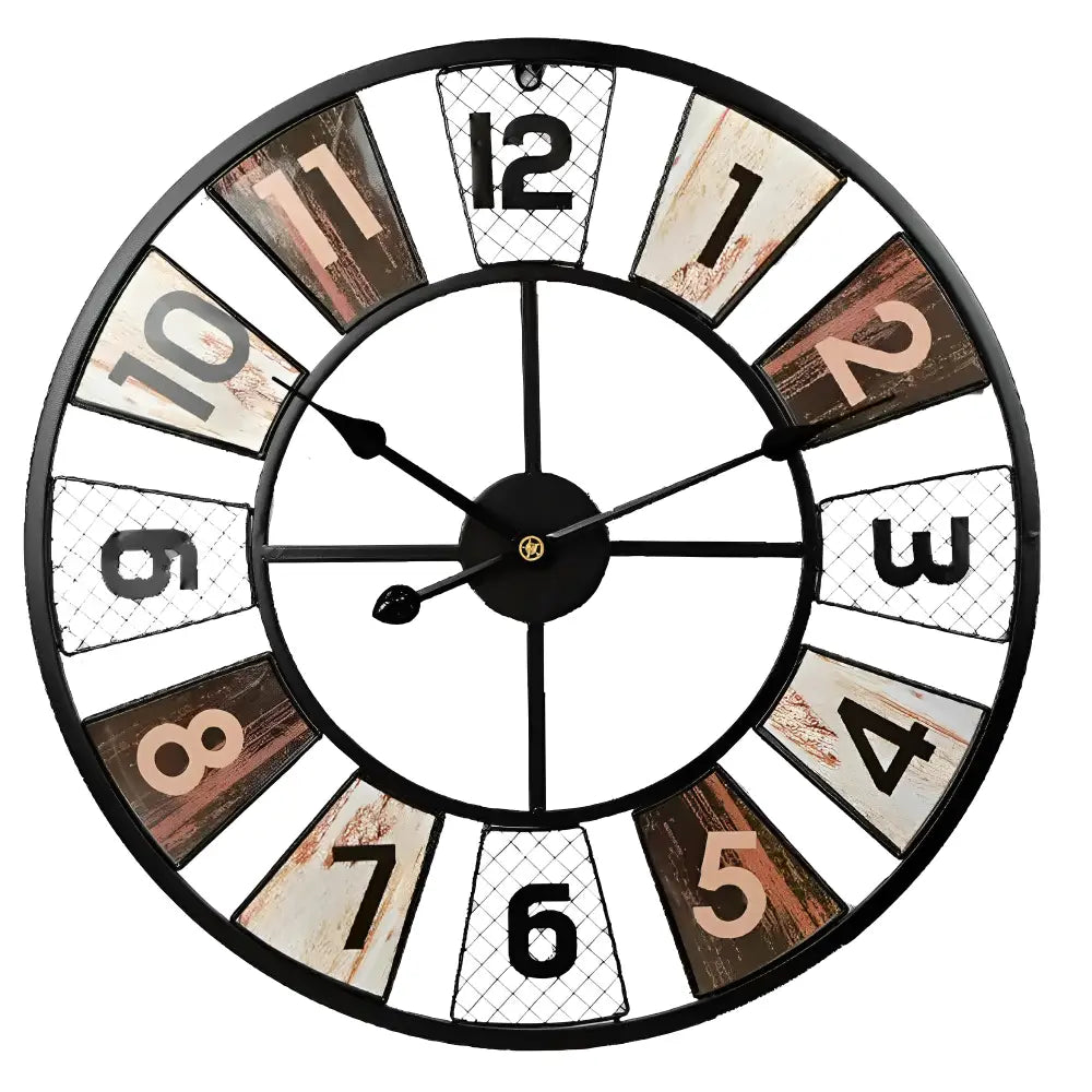 CHROMA - Horloge murale industrielle coloree