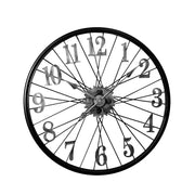 WHEELER - Horloge murale roue factory 60 cm