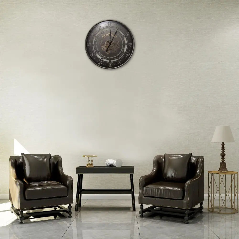 SPIN - Horloge murale industrielle vintage