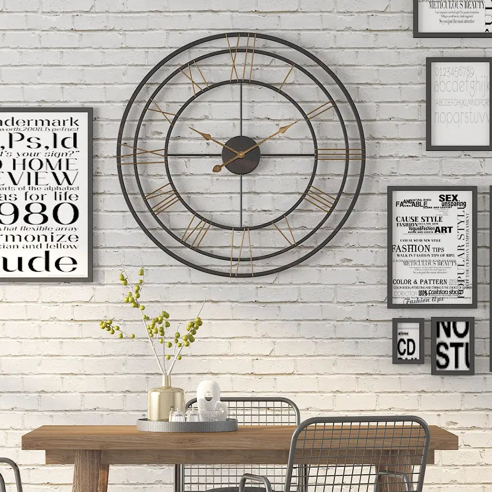 FERRO - Horloge murale industrielle