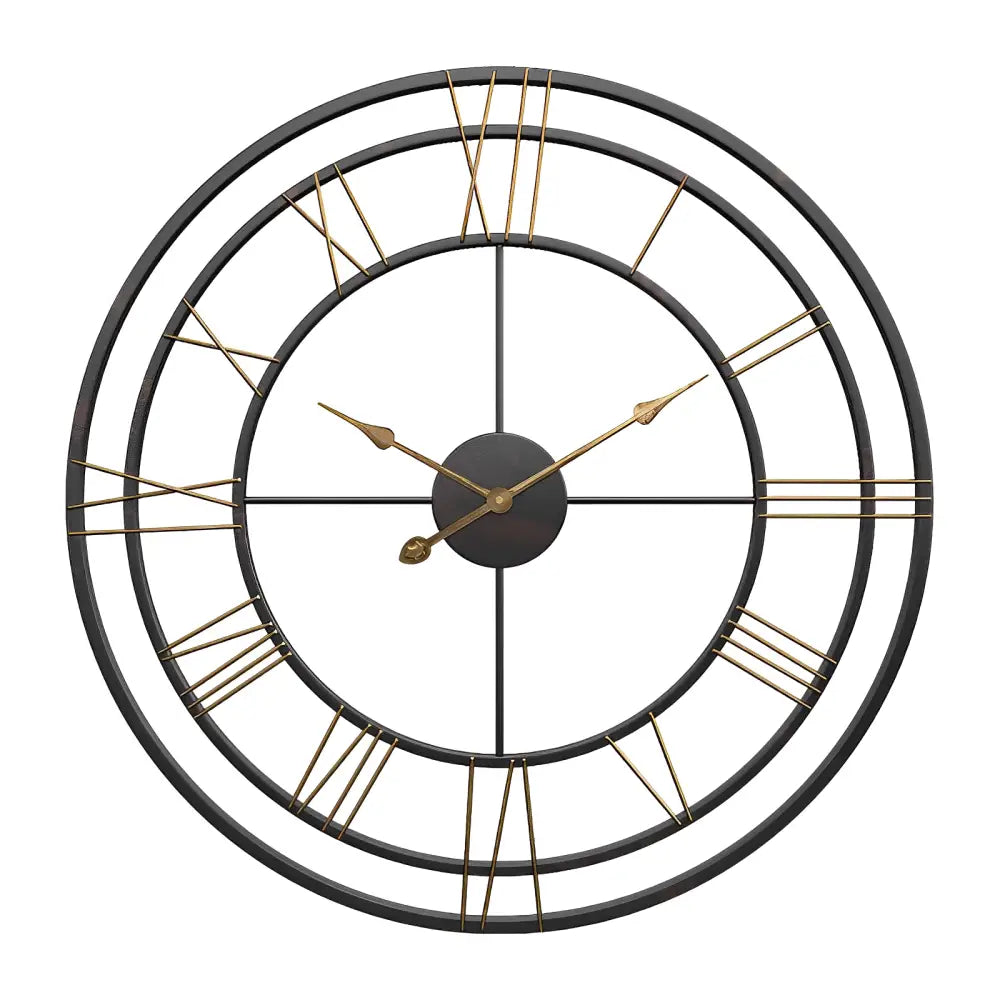 Horloge Murale Industrielle Fer Forgé
