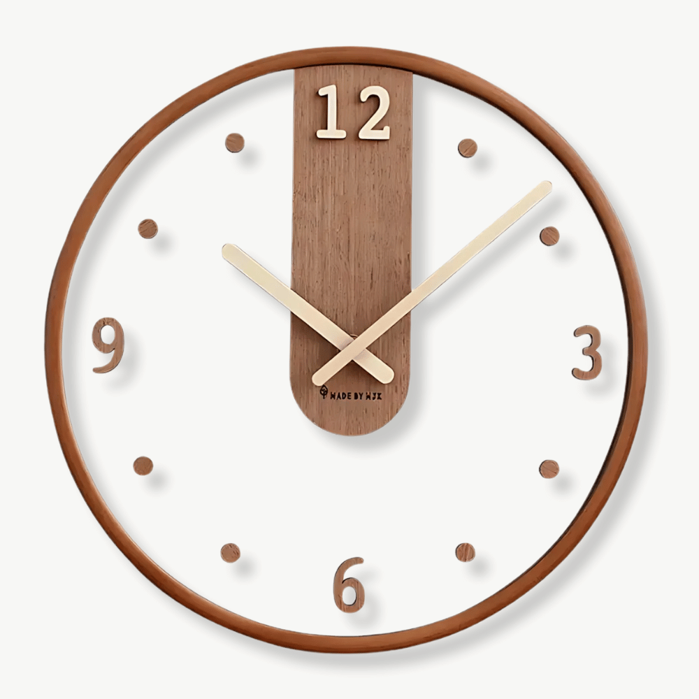 NARA - Horloge murale bois 30 cm