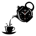 Horloge Murale Tasse & Théière