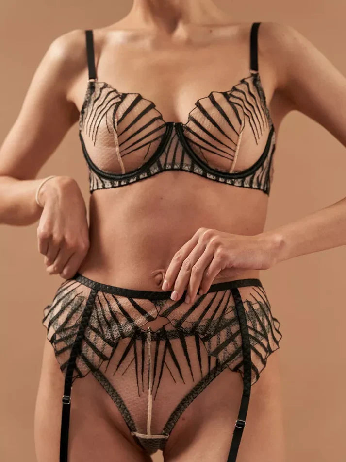 Kenza — Ensemble dentelle graphique