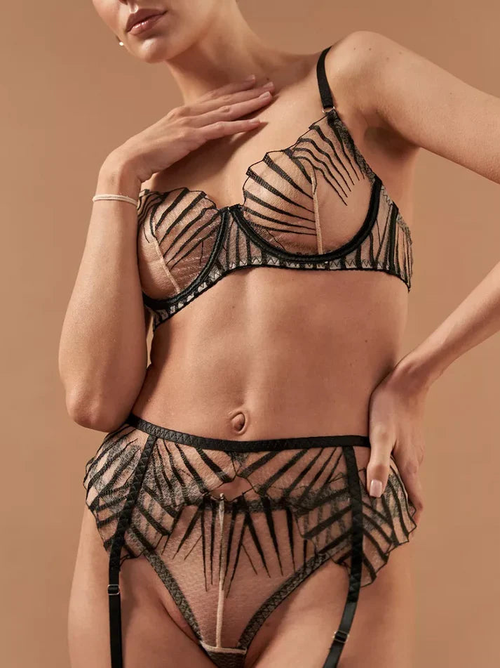 Kenza — Ensemble dentelle graphique