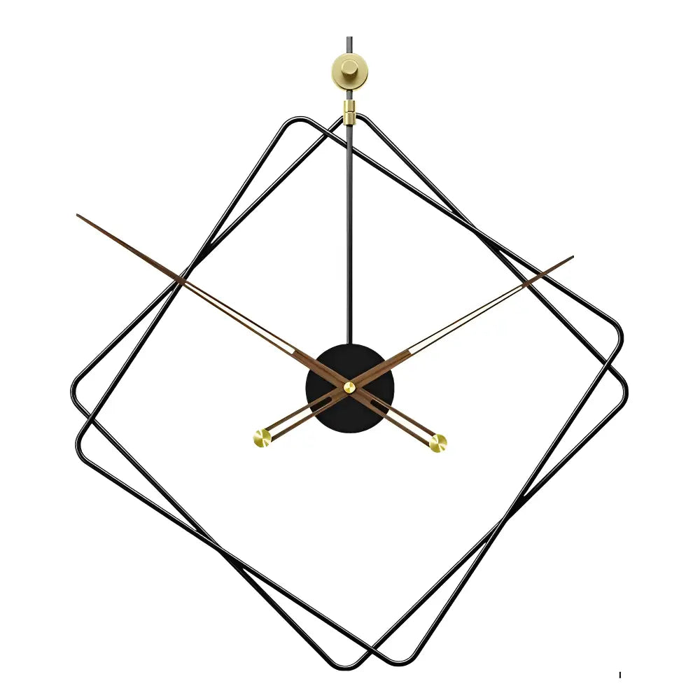 DIAMO - Grande horloge murale losange