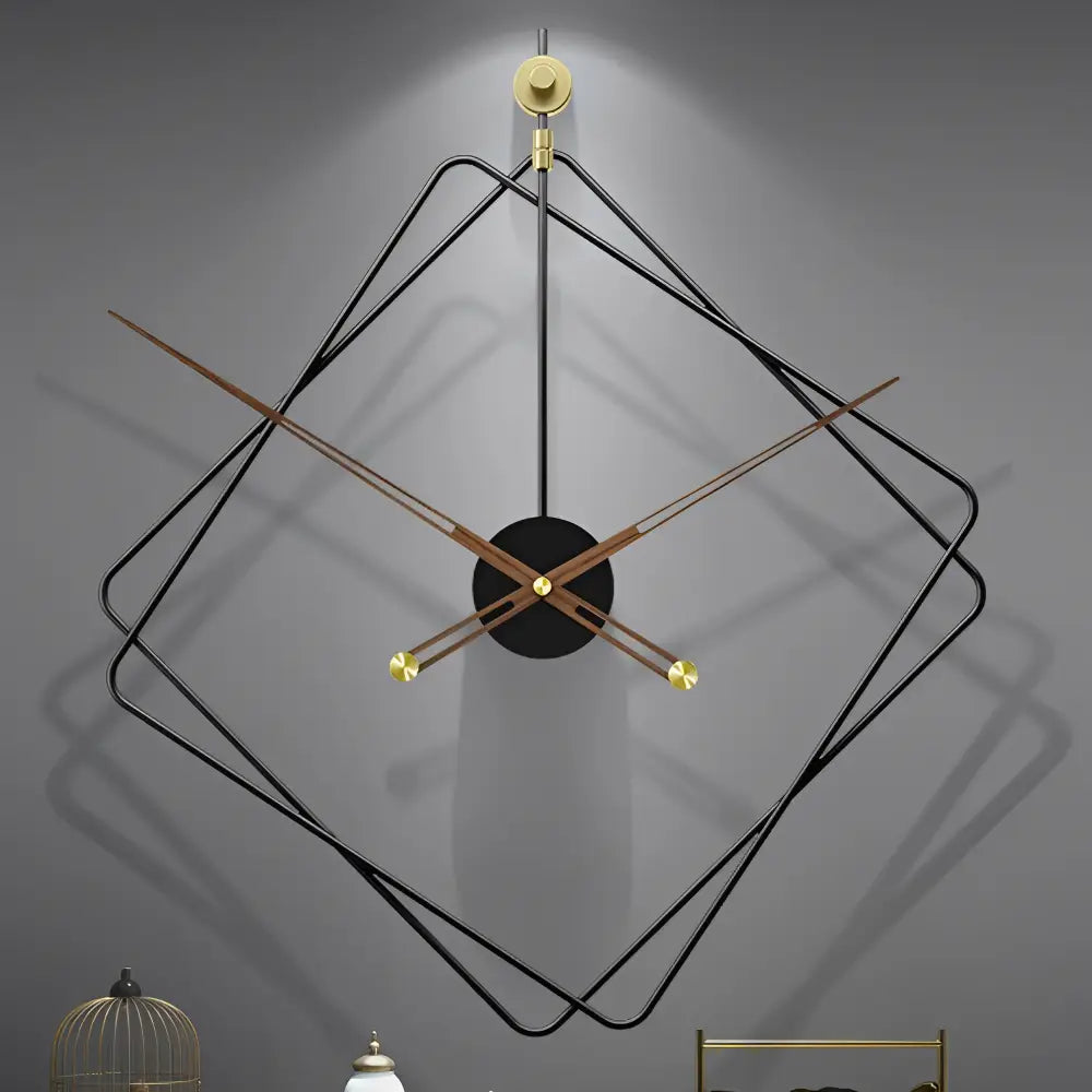 Horloge Murale Losange Design