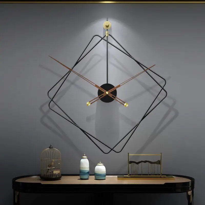 Horloge Murale Losange Design