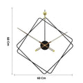 Horloge Murale Losange Design