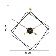 DIAMO - Grande horloge murale losange