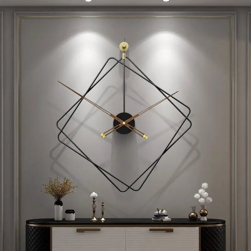 DIAMO - Grande horloge murale losange