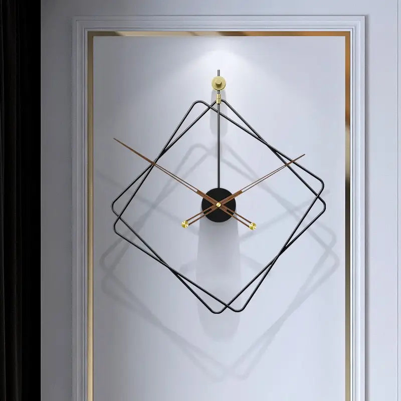 DIAMO - Grande horloge murale losange