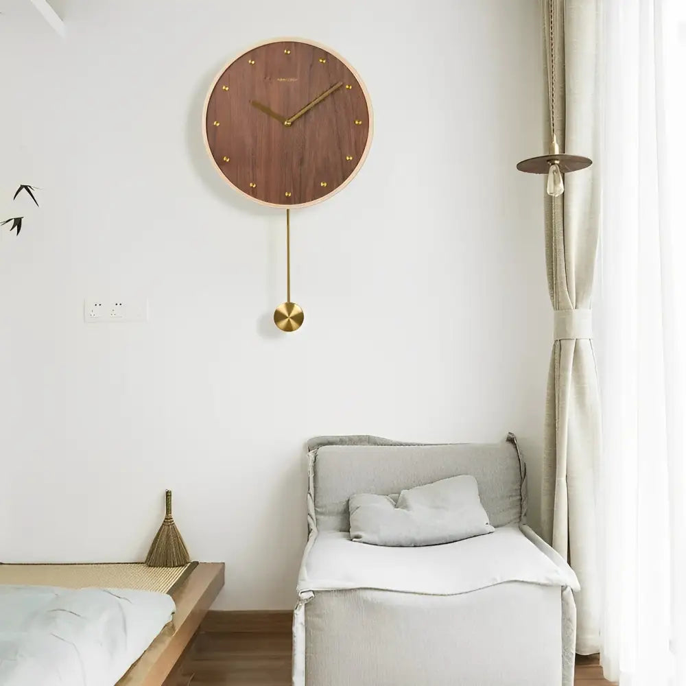 CADENCE - Horloge murale moderne balancier