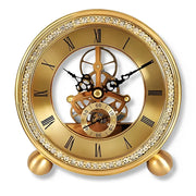 MIDAS - Horloge à poser dorée vintage