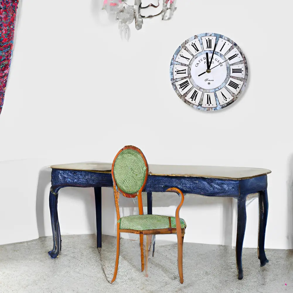 GARE - Petite horloge murale cafe vintage
