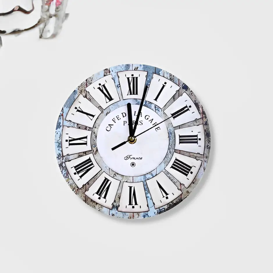 GARE - Petite horloge murale cafe vintage