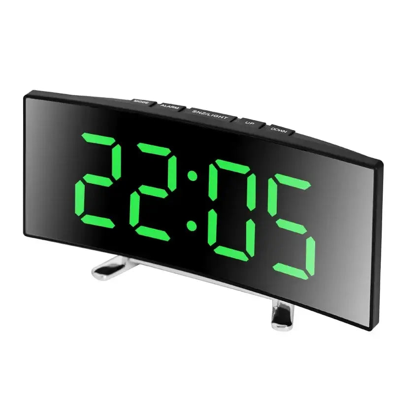Horloge Digitale LED Courbée