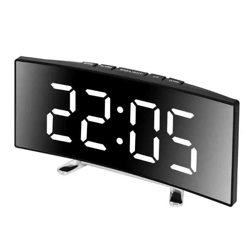 Horloge Digitale LED Courbée