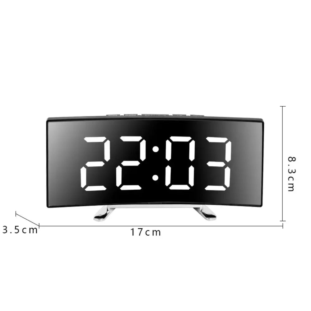 CURVA - Horloge digitale LED courbee