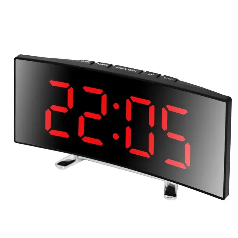 Horloge Digitale LED Courbée