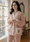 Léontine — Pyjama cardigan douceur